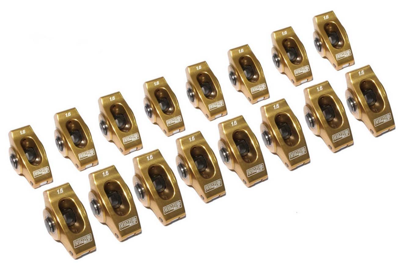 Comp Cams SBC Ultra Gold R/A's - 1.6 Ratio 3/8 Stud MPN COM19002-16 For Chevy
