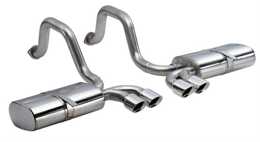 Corsa Performance   97-04 Corvette 5.7l Sprt Axle Back Exhaust System  COR14111