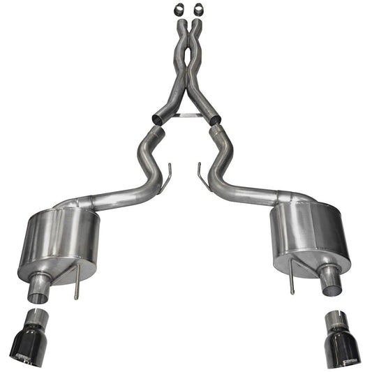 Corsa Performance   Exhaust Cat-Back - 3.0in Dual Rear Exit  COR14328BLK