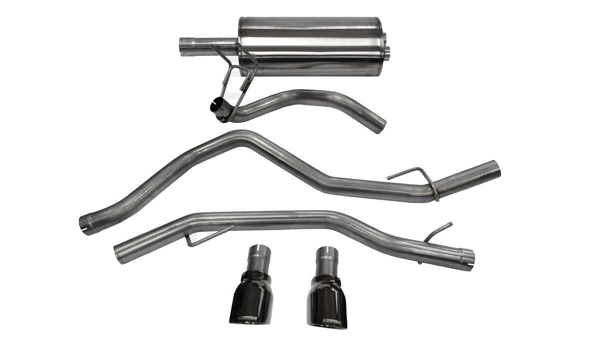 Corsa Performance   Exhaust Cat-Back - 3.0in Dual Rear Exit  COR14405BLK