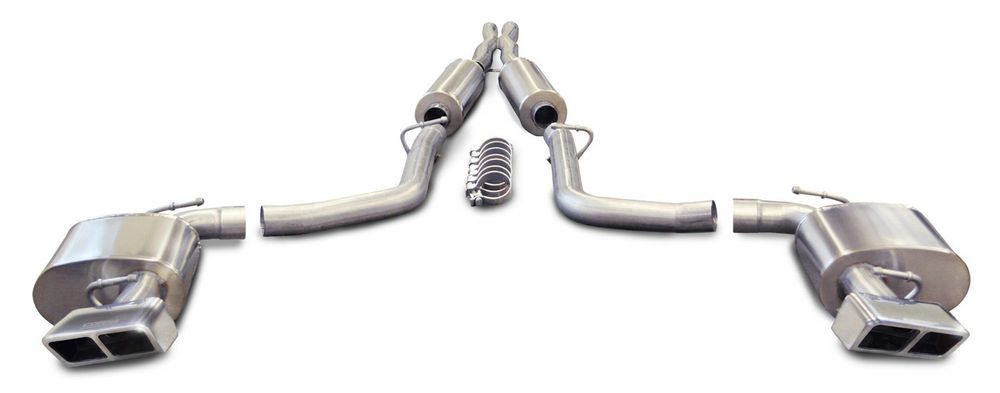 Corsa Performance 11- Challenger 6.4L Cat Back Exhaust MPN COR14424 For Dodge, Mopar Challenger, Gen III 2011-14