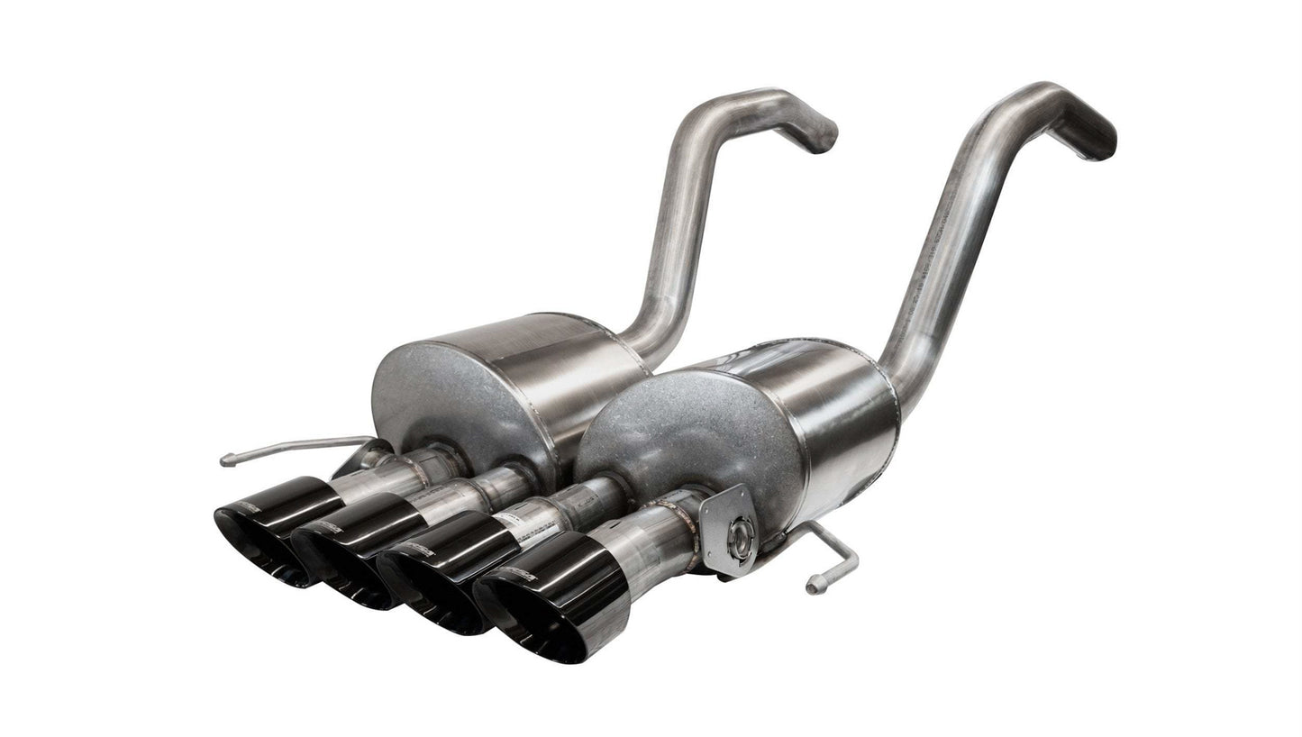 Corsa Performance Exhaust Axle-Back MPN COR14777BLK For Chevy Corvette 2015-19