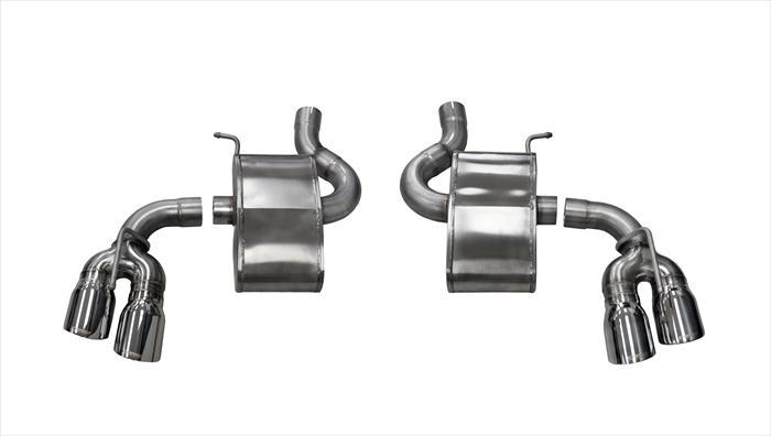 Corsa Performance 16- Camaro 6.2L Sport Axle-Back Exhaust MPN COR14786 For Chevy Camaro 2016-18