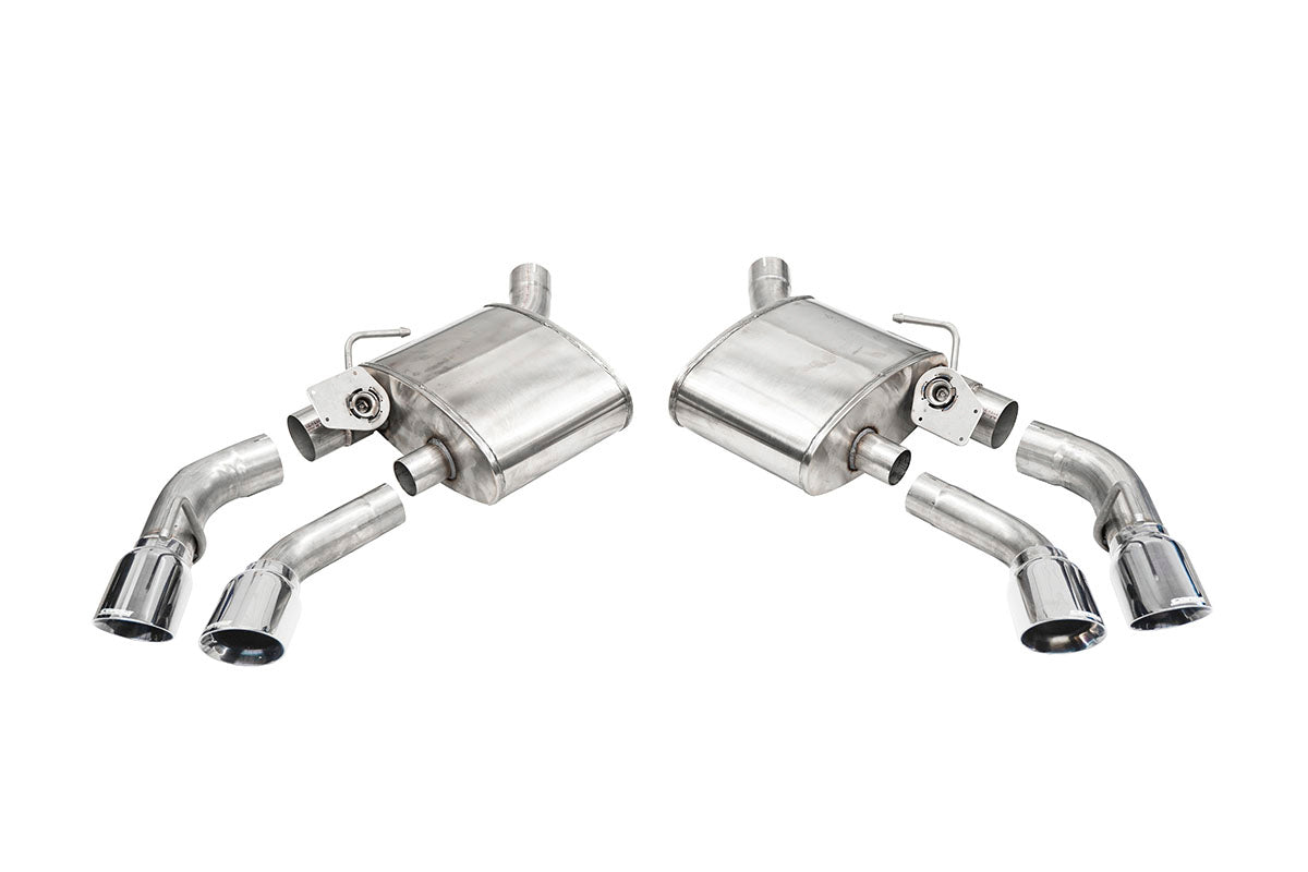 Corsa Performance 16- Chevrolet Camaro 6.2L Axle Back Exhaust MPN COR14789 For Chevy Camaro 2016-21
