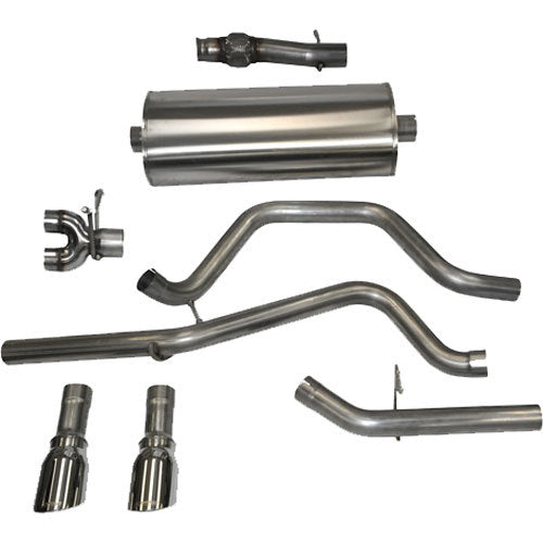 Corsa Performance   14-   GM P/U 1500 5.3L Cat Back Exhaust System  COR14867