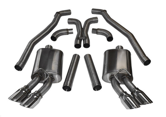 Corsa Performance Exhaust Cat-Back e - 3.0in Cat-Back + X-P MPN COR14971 For Chevy Camaro 2012-15