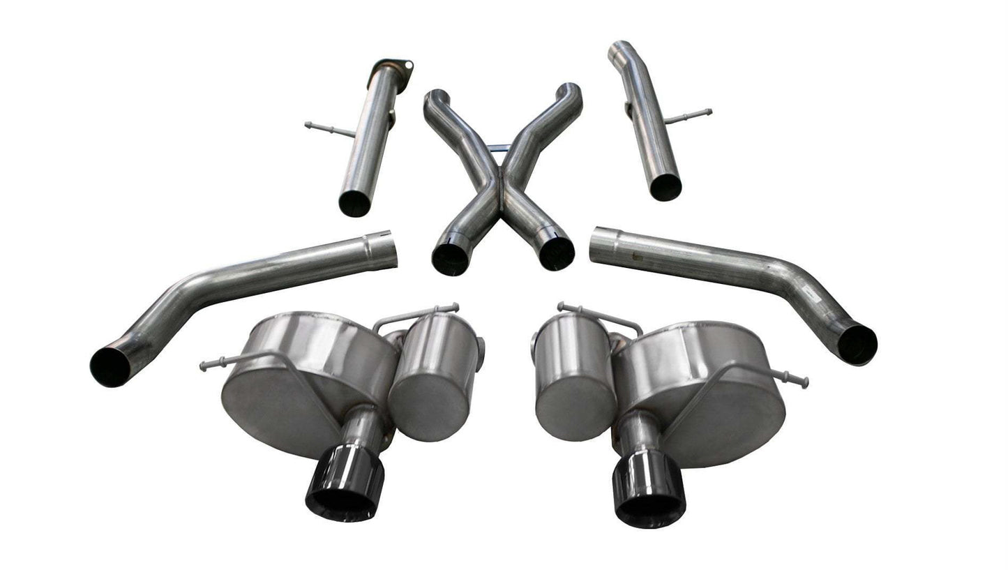 Corsa Performance   Exhaust Cat-Back   COR21058BLK
