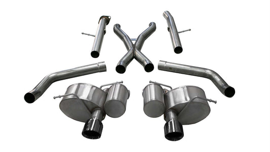 Corsa Performance   Exhaust Cat-Back   COR21058BLK