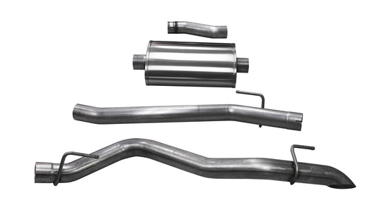 Corsa Performance   Exhaust Cat-Back de Exit with Turn Down T  COR21061