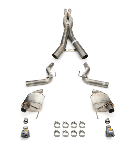 Corsa Performance 24- Mustang 5.0L Cat Back Exhaust MPN COR21250BLK For Ford Coyote, Mustang 2024