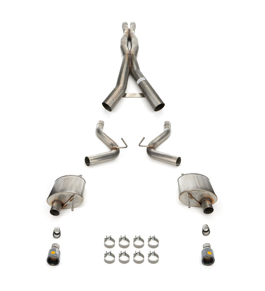 Corsa Performance 24- Mustang 5.0L Cat Back Exhaust MPN COR21251BLK For Ford Coyote, Mustang 2024