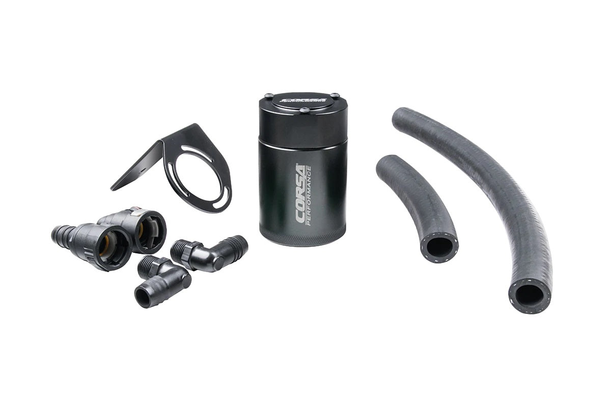 Corsa Performance 18- Ford Mustang 5.0L Catch Can MPN CORCC0003 For Ford Mustang 2018-21