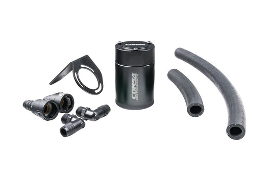 Corsa Performance 18- Ford Mustang 5.0L Catch Can MPN CORCC0003 For Ford Mustang 2018-21