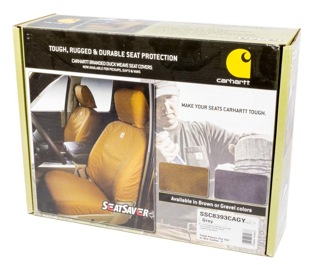 Covercraft Carhartt Seat Saver Gray 2nd Row 11-16 Ford F250 MPN COVSSC8393CAGY For Ford Fullsize Truck 2011-16