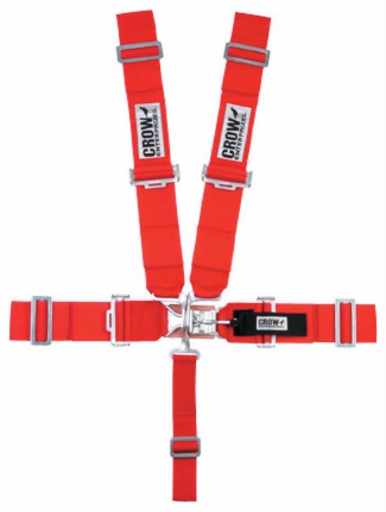 Crow Safety Gear 5-Pt Harness Small Latch RD Wrap Around Pull Down MPN CRW11012