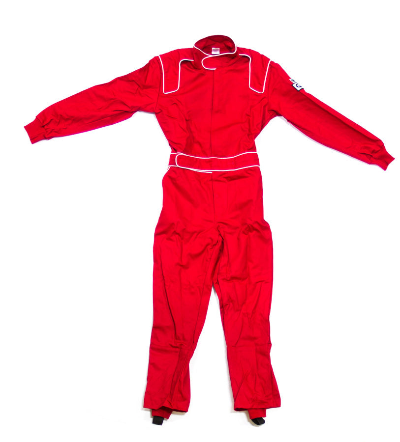 Crow Safety Gear Driving Suit Junior Red Proban Small 1-Piece MPN CRW24062