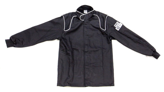 Crow Safety Gear   Jacket 1-Layer Proban Black Large  CRW25024