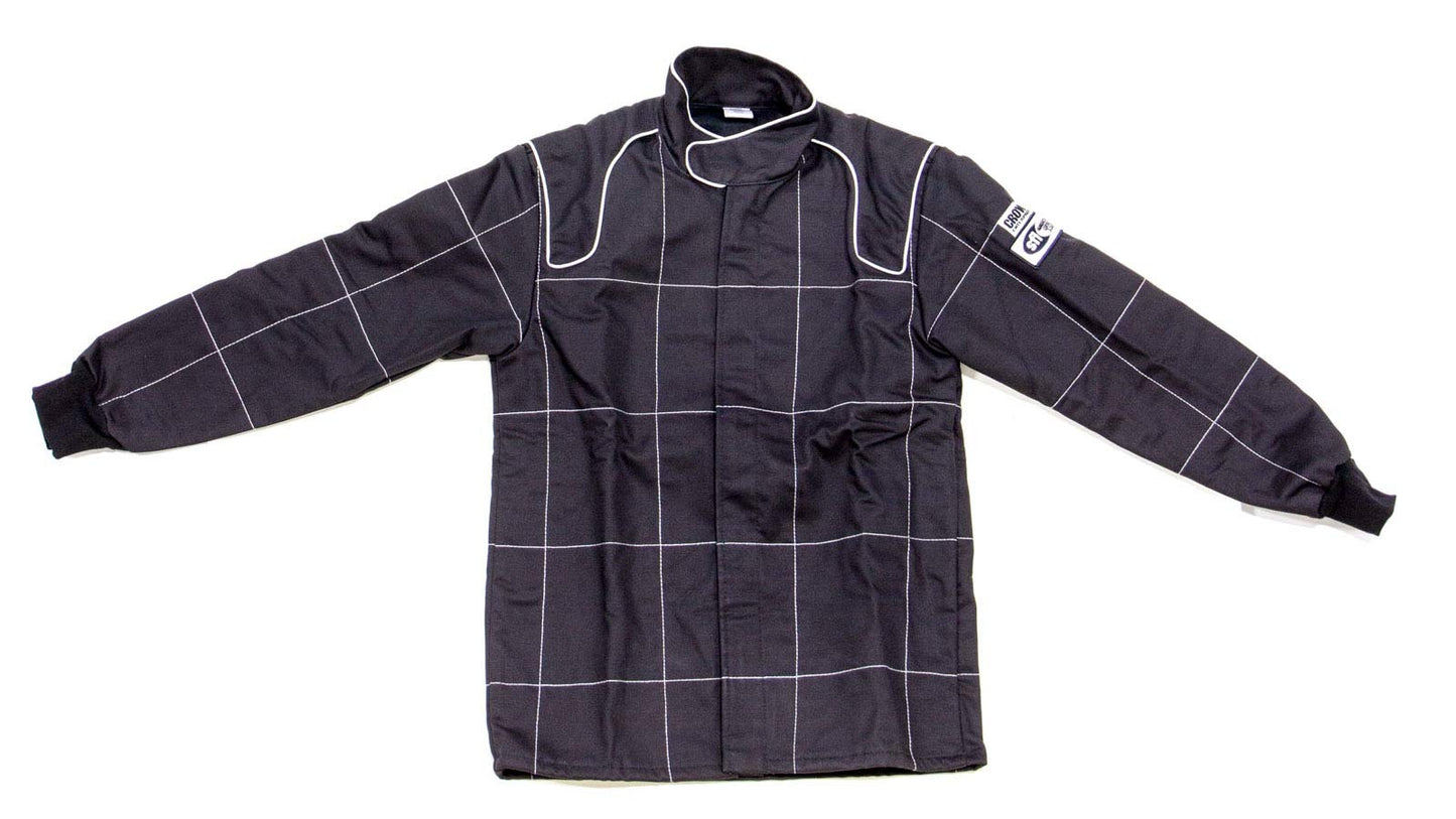 Crow Safety Gear Jacket 2-Layer Proban Black XL MPN CRW28034