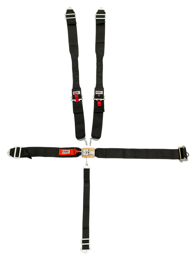 Crow Safety Gear Ratchet Belts 3in Latch And Link Bolt In Black MPN CRW40074L