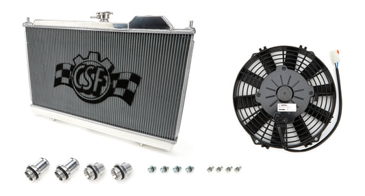 Csf Cooling   Radiator Mitsubishi Evo 7/8/9 - Full Size Slim  CSF7075