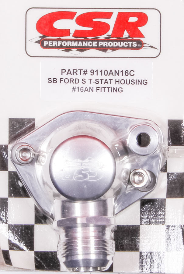 Csr Performance   SBF Swivel Thermostat Housing - Clear  CSI9110AN16C
