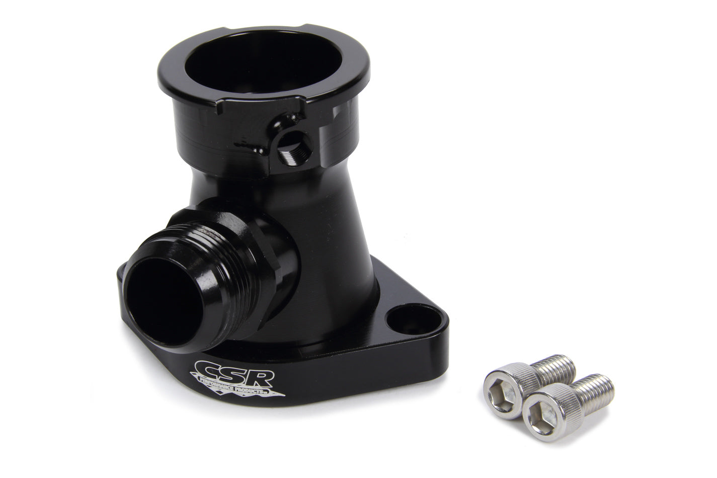 Csr Performance   360 Degree Swivel Filler Neck w/16an - Black  CSI913AN16BLK