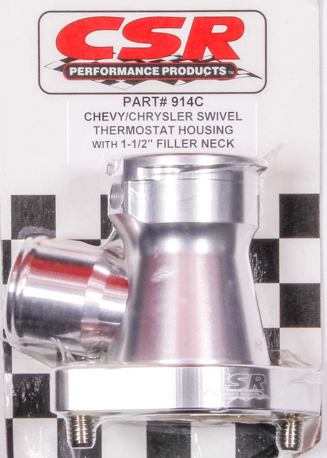Csr Performance   Chevy 360 Swivel Filler Neck - Clear  CSI914C