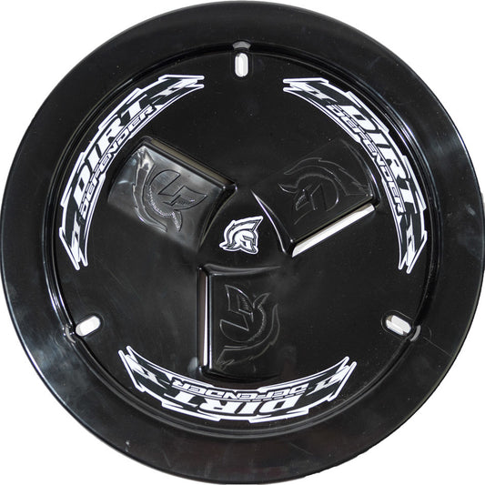 Dirt Defender Racing Products   Wheel Cover Black Vented   DDR10160