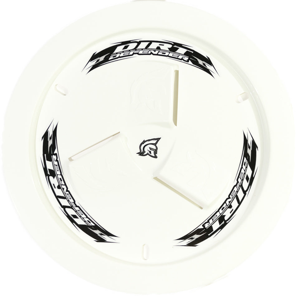 Dirt Defender Racing Products   Wheel Cover White Vented   DDR10240