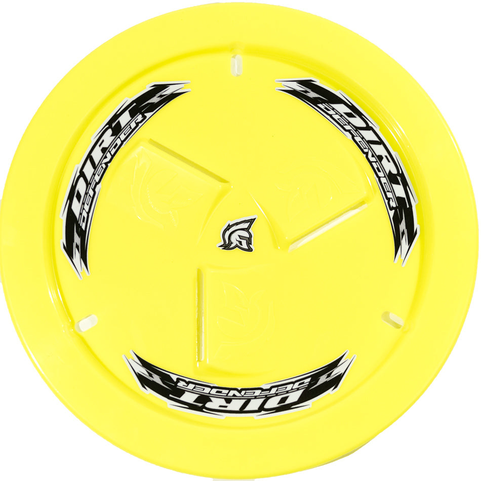 Dirt Defender Racing Products   Wheel Cover Neon Yellow Vented  DDR10270
