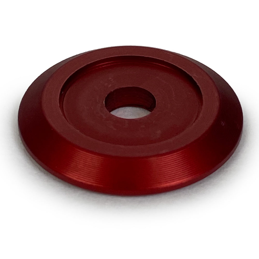Dirt Defender Racing Products   Body Washer Red Alum (50pk) Anodized  DDR3010