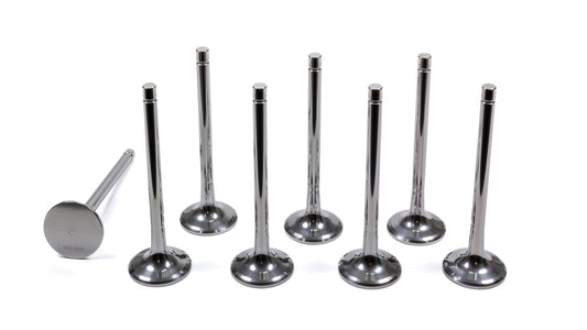 Del West 11/32 Exhaust Valves - 1.600 MPN DELEV1600-2T-CRST-8 For Ford, Chevy