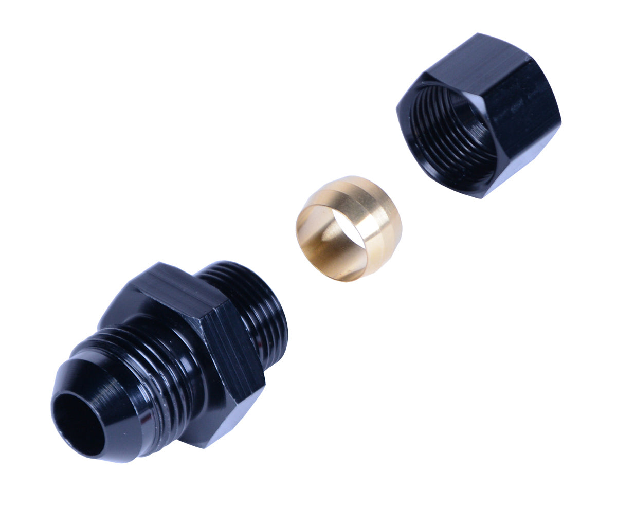 Derale   Fitting 1/2inTube to -8AN  DER13046