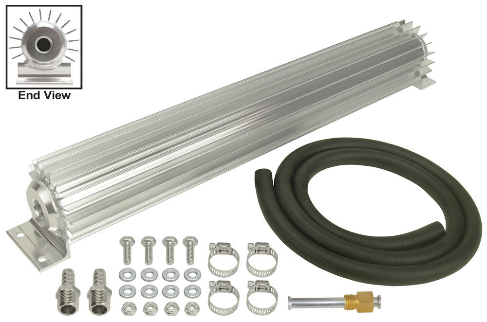 Derale Heat Sink Trans Cooler 18in Long 3/8in NPT Inle MPN DER13255