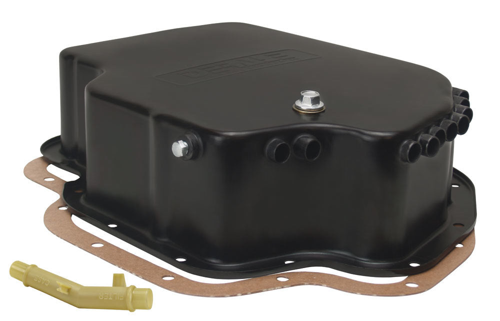 Derale   Black Trans Pan GM TH400 Deep Pan  DER14202