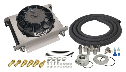 Derale Hyper-Cool Engine Oil Cooler Kit (-8AN) MPN DER15660