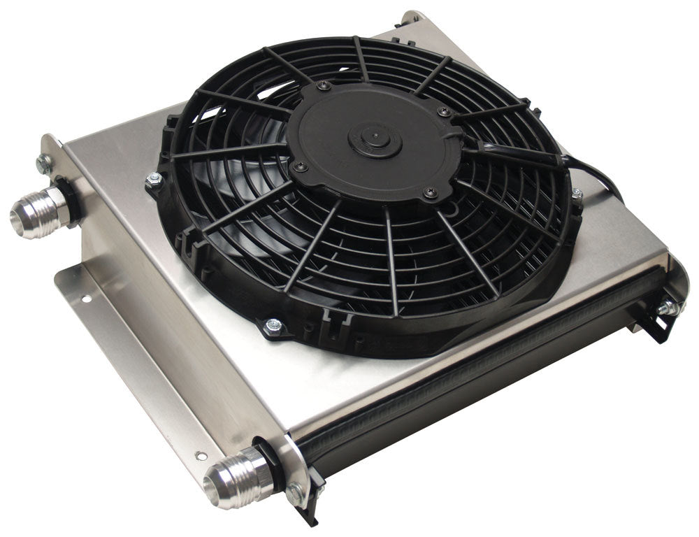 Derale Remote Oil Cooler -12AN w/ Fan MPN DER15876 For Universal use