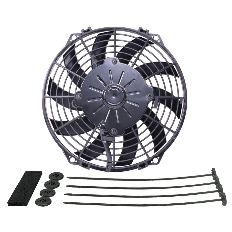Derale HO Extreme 9in Curved Bl ade Puller Elec Fan MPN DER16109