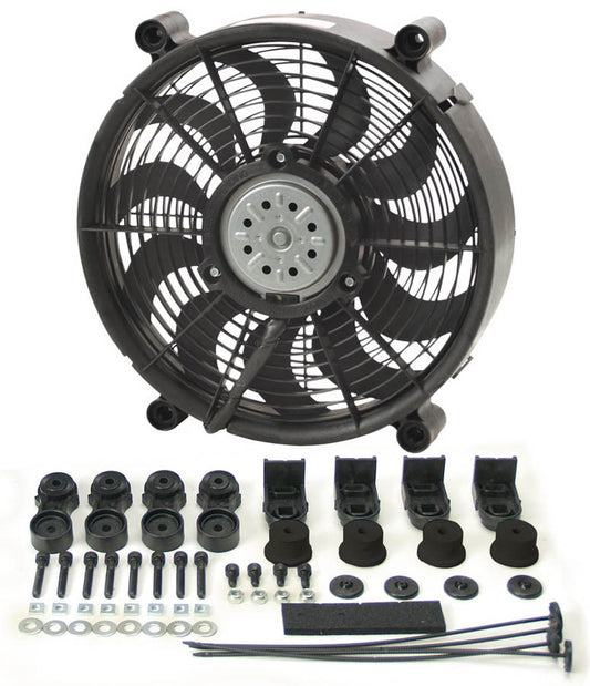 Derale   12in High Output RAD Fan Single  DER16212
