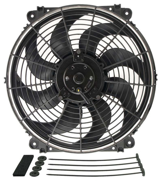 Derale 14in Tornado Electric Fan w/Standard Mount Kit MPN DER16624