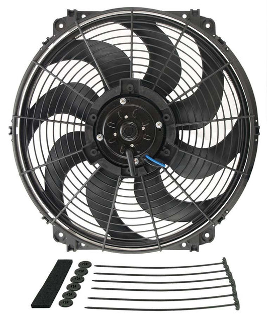 Derale 16in Tornado Electric Fan w/Standard Mount Kit MPN DER16626