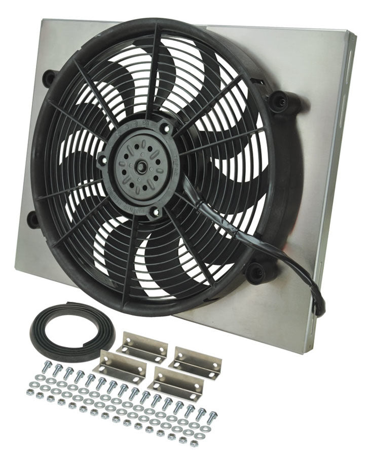 Derale RAD Fan w/Alum Shroud Assembly MPN DER16823