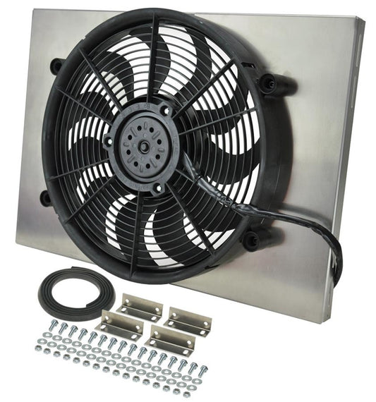 Derale RAD Fan w/Alum Shroud Assembly MPN DER16828