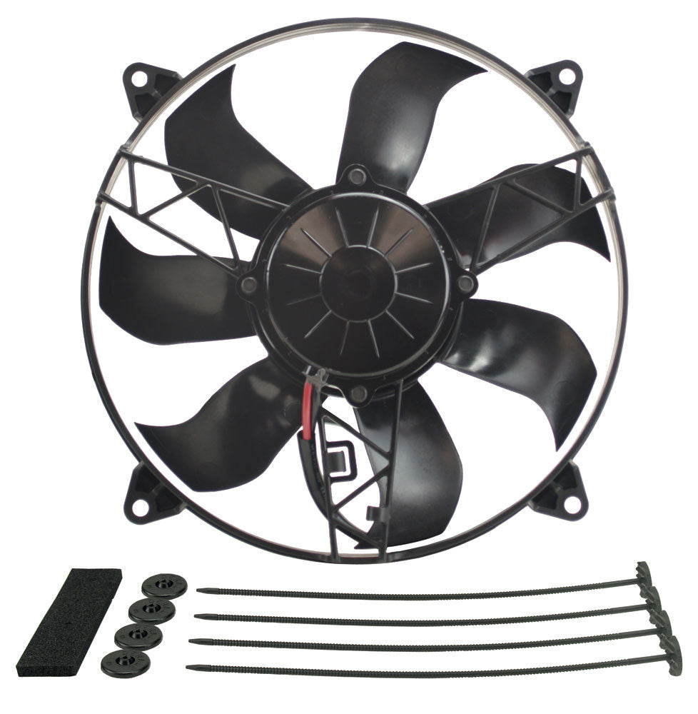 Derale 12in High Output RAD Fan Single Puller MPN DER16918