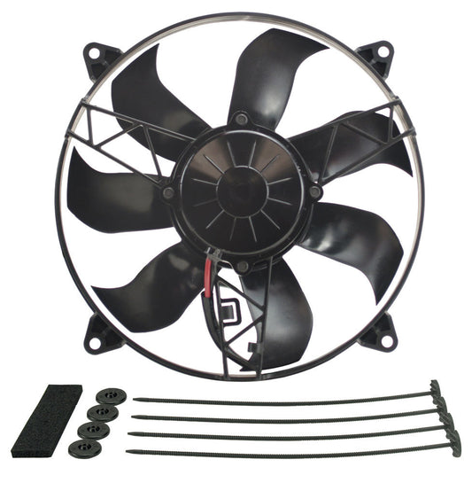 Derale 12in High Output RAD Fan Single Puller MPN DER16918