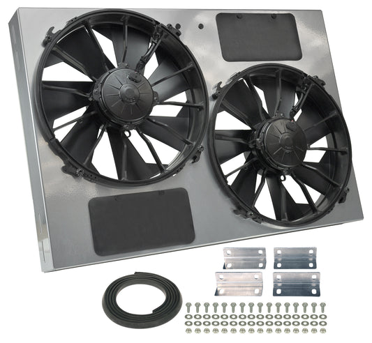 Derale 13in Dual High Output RAD Fans Puller MPN DER16927