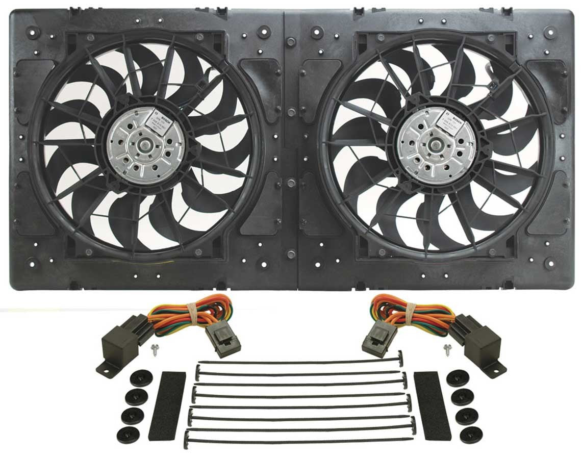 Derale 12in Dual High Output RAD Fans Puller MPN DER16934