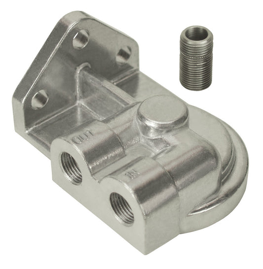 Derale Single Left-Port Filter Mount 3/8in NPT MPN DER25750