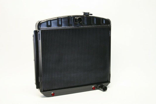 Dewitts Radiator Radiator 55-57 Chevy Auto Trans Black MPN DEW32-1239013A For Chevy Fullsize 1955-57
