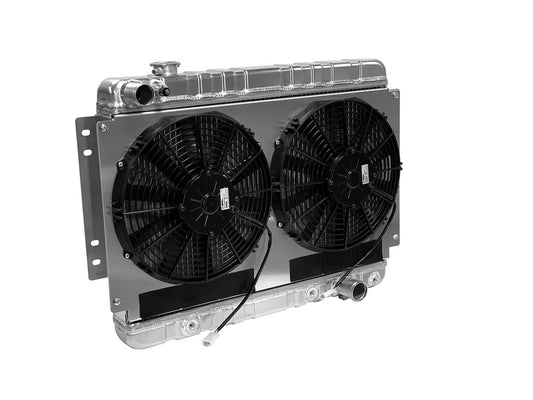Dewitts Radiator Radiator w/Fans Chevelle 66-67 Auto Trans Raw MPN DEW32-4139002A For GM A-Body 1966-67